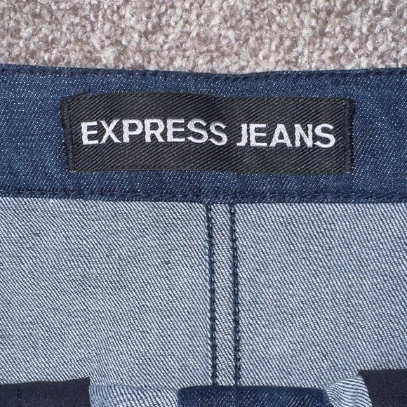 Express Button-Front Mini Skirt - Picture 5 of 8